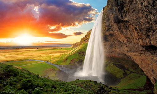 Seljalandsfoss Waterfall, Iceland