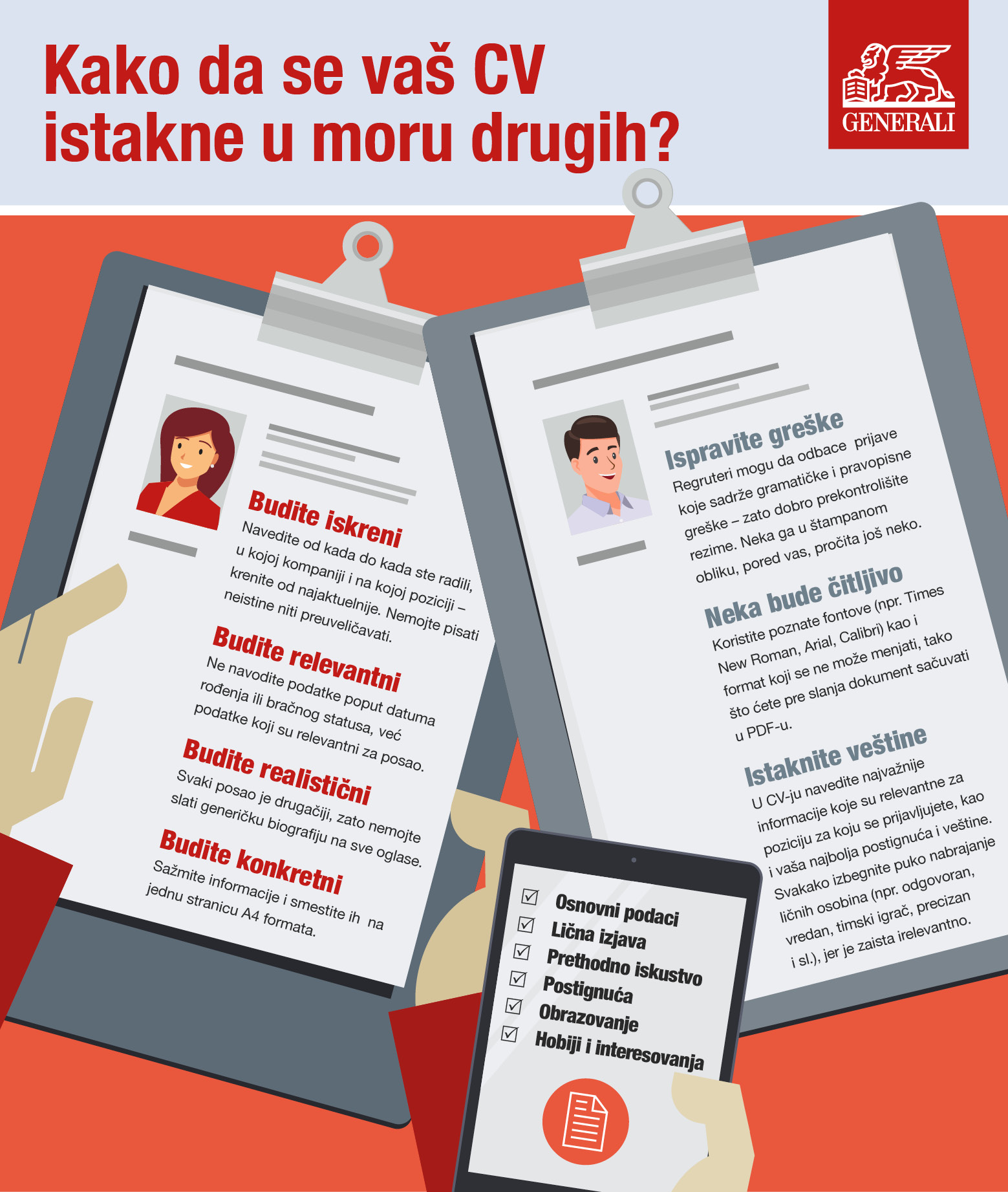 Kako napraviti cv