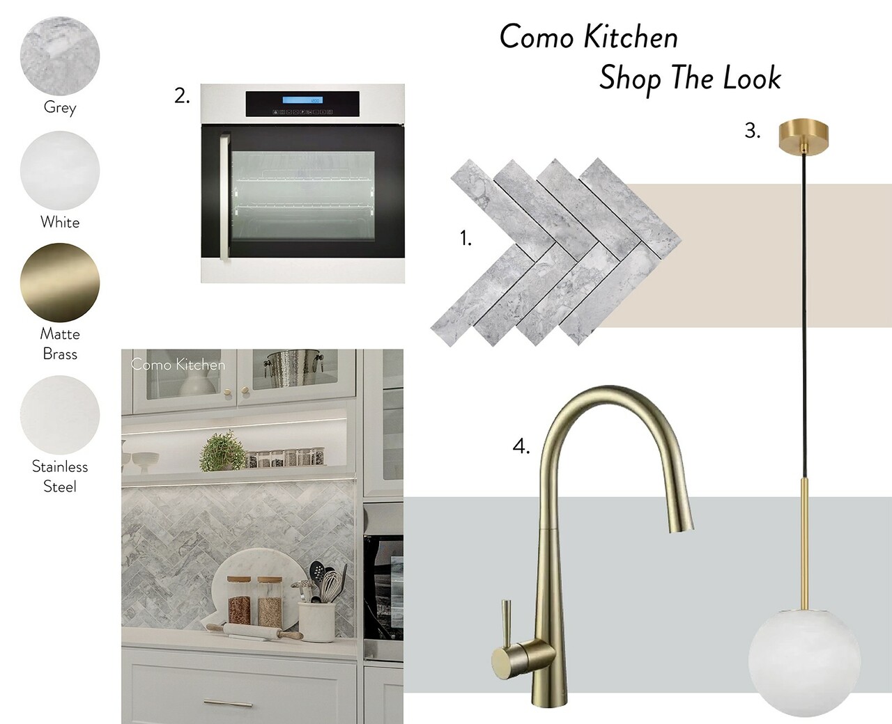 Get the showroom look: Modern Shaker Kitchen