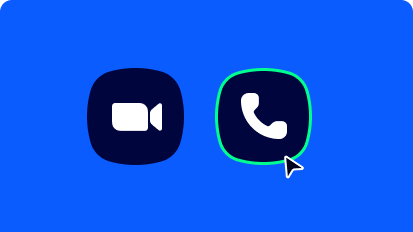 Webcam and telephone Icons Webcam and telephone Icons