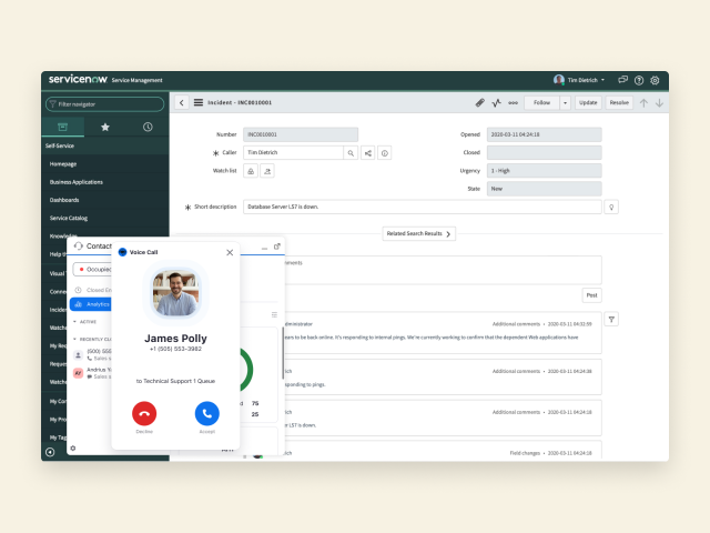 ZCC Servicenow Service now integration