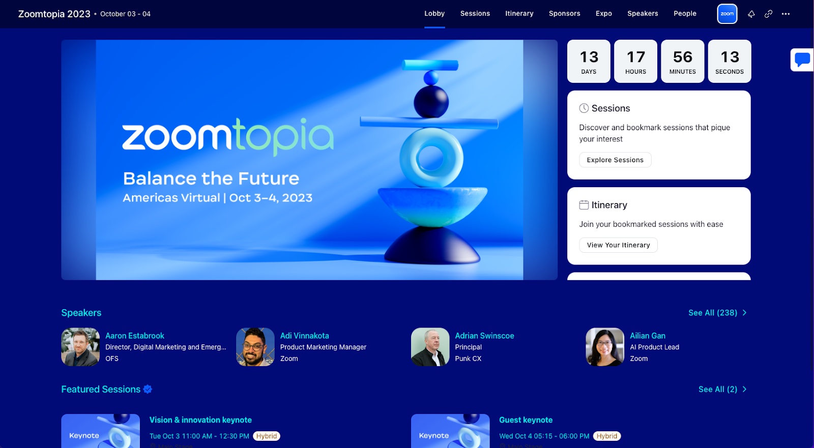 Zoomtopia event website