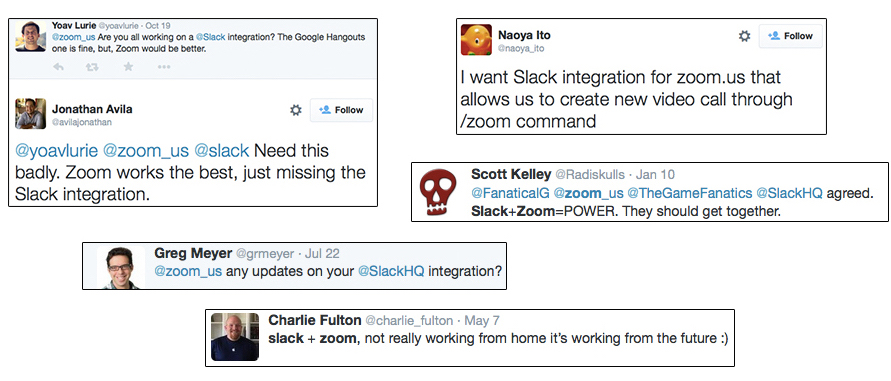 Announcement: Zoom Slack Integration